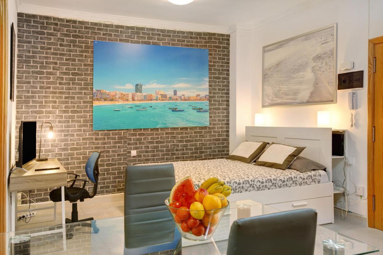 Beach Studio Apartment Canteras Las Palmas de Gran Canaria Extérieur photo