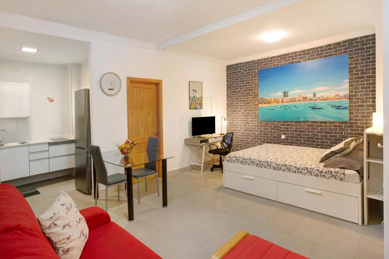 Beach Studio Apartment Canteras Las Palmas de Gran Canaria Extérieur photo